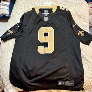 NFL Adult On Field Drew Brees Saints Jersey